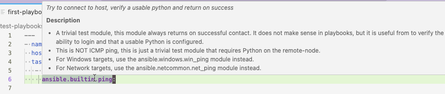 Ansible-lint showing no errors in a playbook