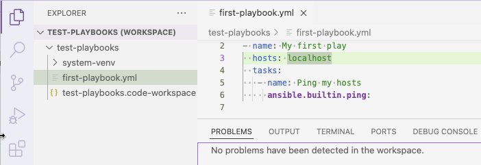 Ansible-lint showing no errors in a playbook